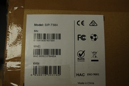 Yealink sip t58a telefono - yealink, sip-t58a